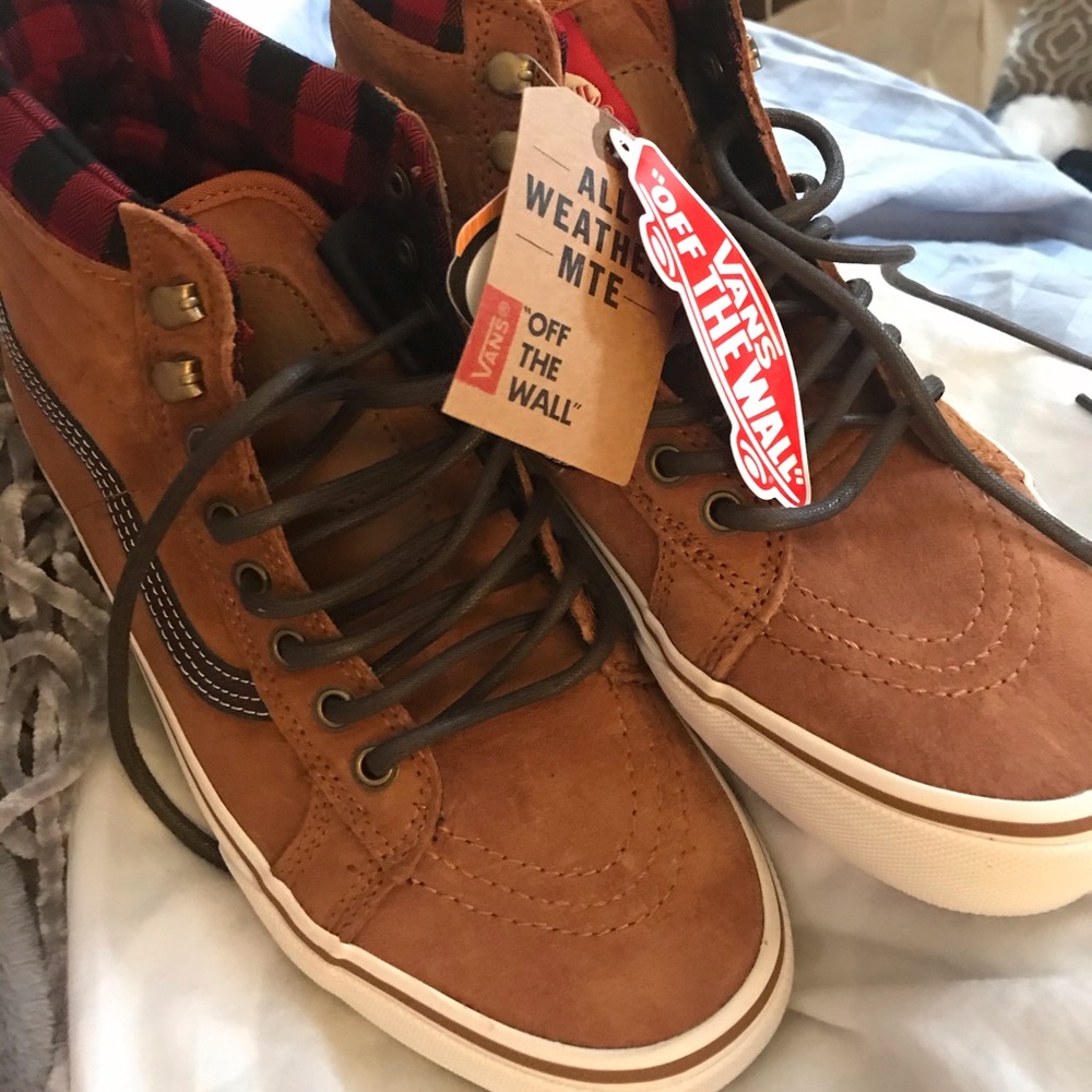 Brand new Leather Vans